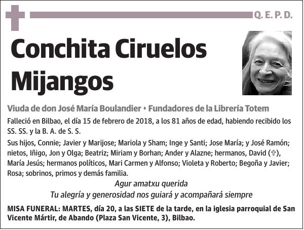 Conchita Ciruelos Mijangos