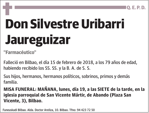 Silvestre Uribarri Jaureguizar