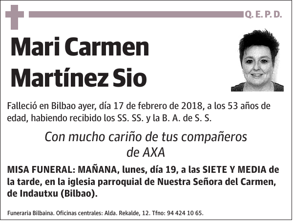 Mari Carmen Martínez Sio