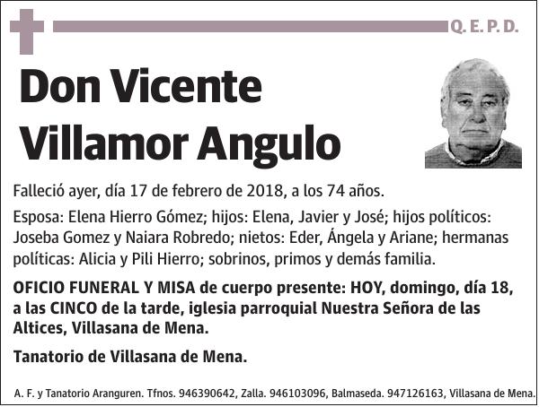 Vicente Villamor Angulo