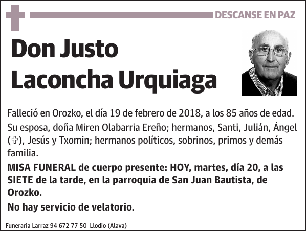 Justo Laconcha Urquiaga