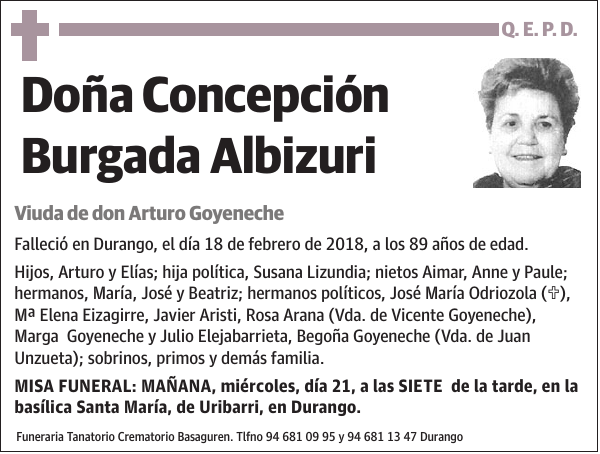 Concepción Burgada Albizuri