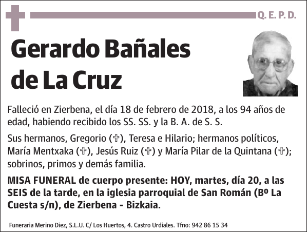 Gerardo Bañales de La Cruz