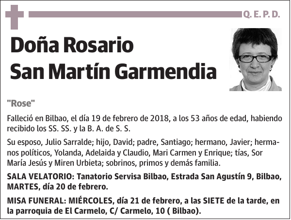 Rosario San Martín Garmendia