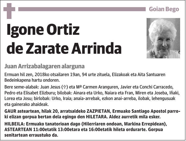 Igone Ortiz de Zarate Arrinda