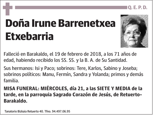 Irune Barrenetxea Etxebarria