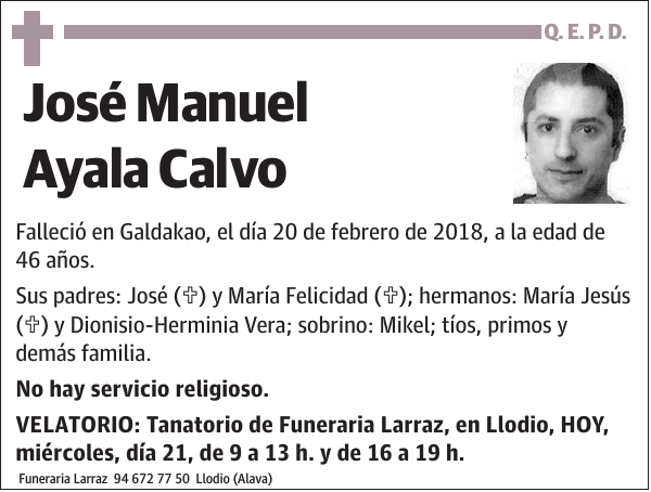 José Manuel Ayala Calvo