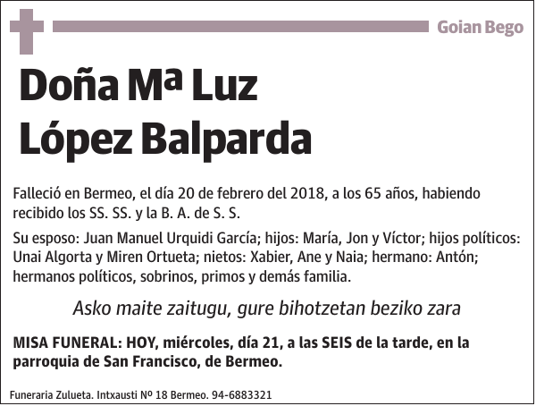 Mª Luz López Balparda