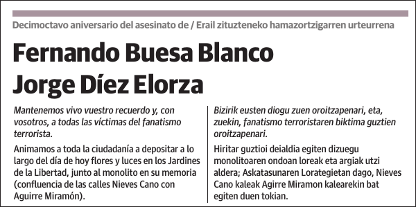 Fernando Buesa Blanco y Jorge Díez Elorza