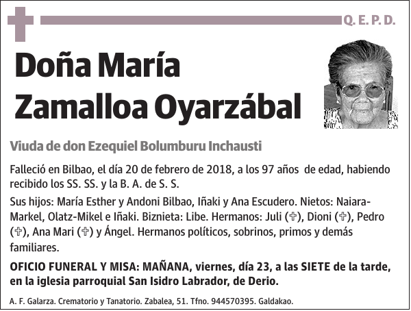 María Zamalloa Oyarzábal