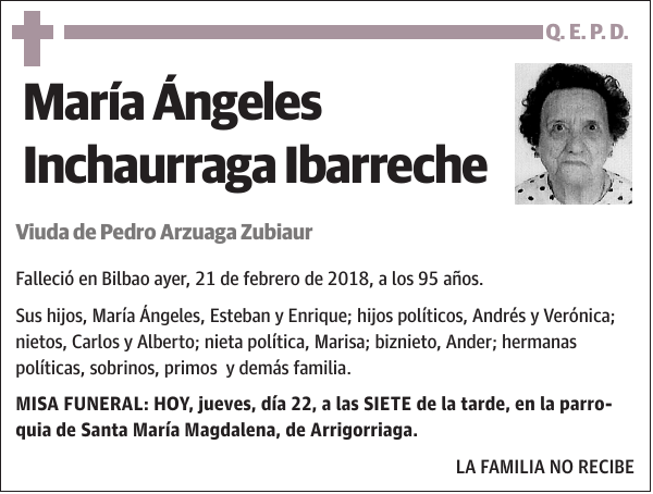 María Ángeles Inchaurraga Ibarreche