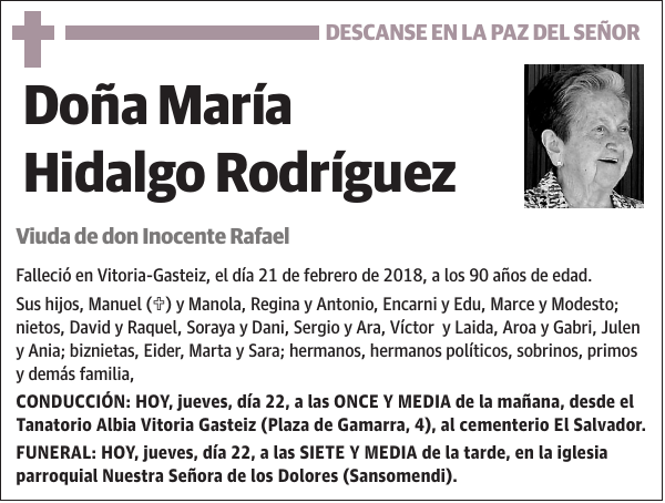 María Hidalgo Rodríguez