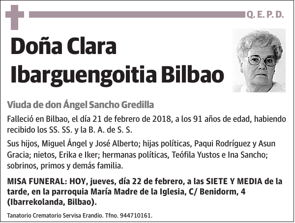 Clara Ibarguengoitia Bilbao