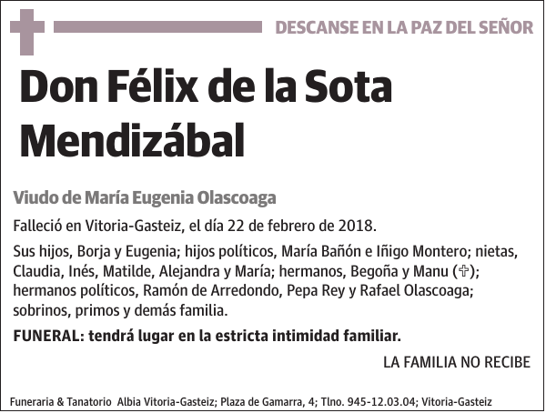 Félix de la Sota Mendizábal