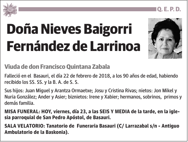 Nieves Baigorri Fernández de Larrinoa