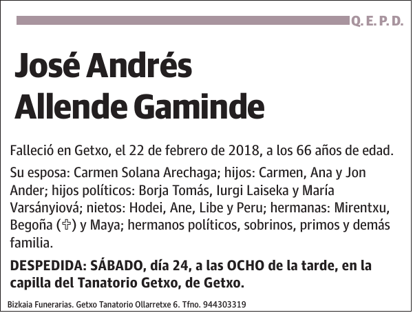 José Andrés Allende Gaminde