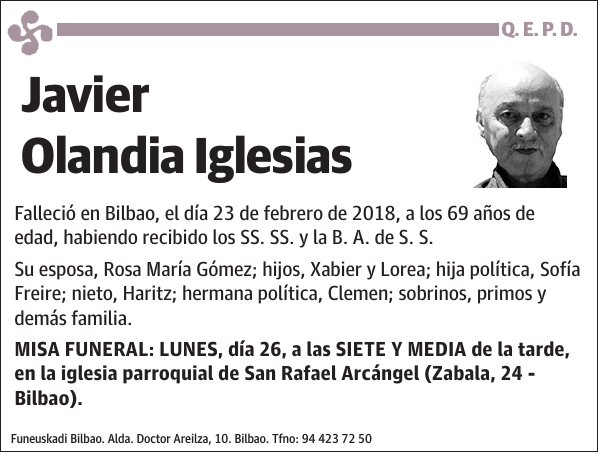 Javier Olandia Iglesias