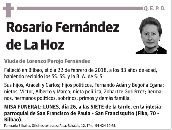 Rosario Fernández de La Hoz