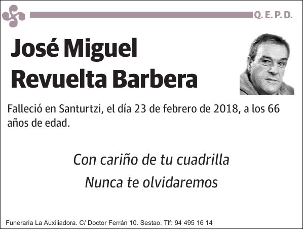 José Miguel Revuelta Barbera