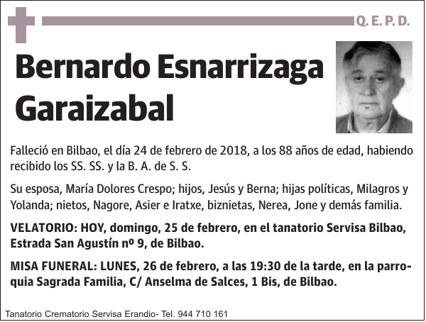 Bernardo Esnarrizaga Garaizabal