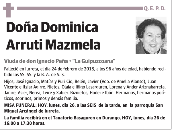 Dominica Arruti Mazmela