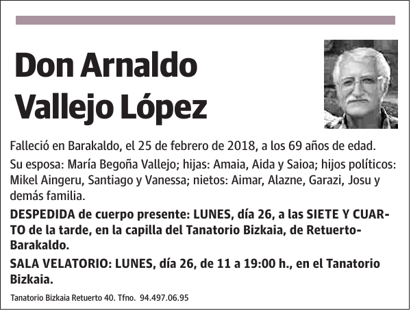 Arnaldo Vallejo López