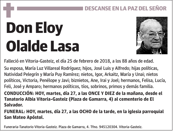 Eloy Olalde Lasa