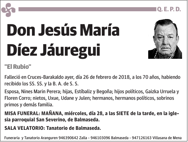 Jesús María Díez Jáuregui