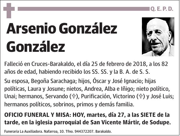 Arsenio González González