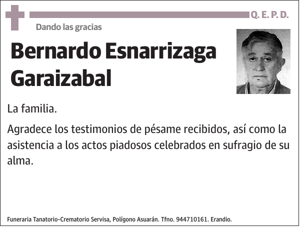 Bernardo Esnarrizaga Garaizabal