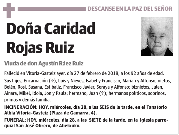 Caridad Rojas Ruiz