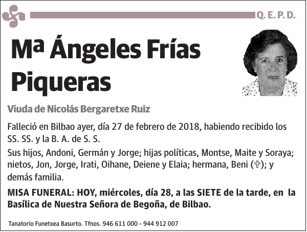 Mª Ángeles Frías Piqueras