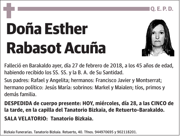 Esther Rabasot Acuña