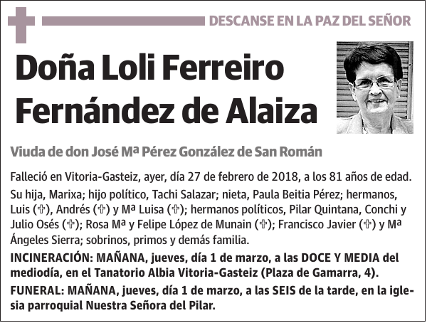 Loli Ferreiro Fernández de Alaiza