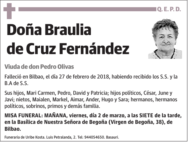 Braulia de Cruz Fernández