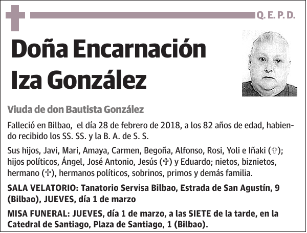 Encarnación Iza González