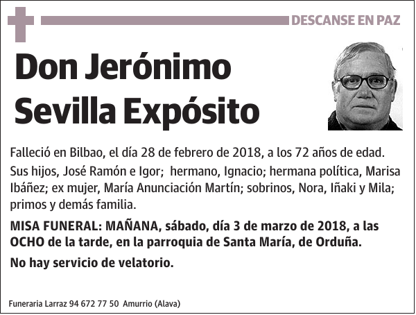 Jerónimo Sevilla Expósito