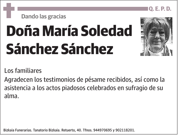 María Soledad Sánchez Sánchez