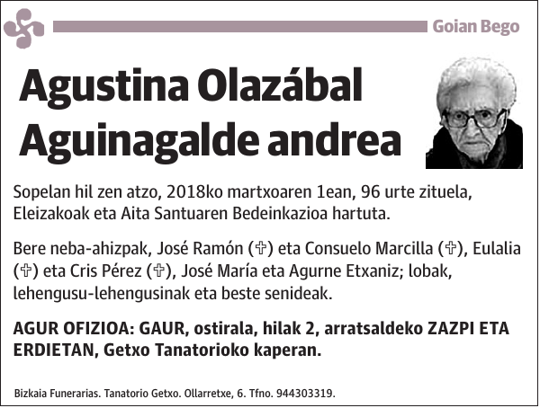 Agustina Olazábal Aguinagalde