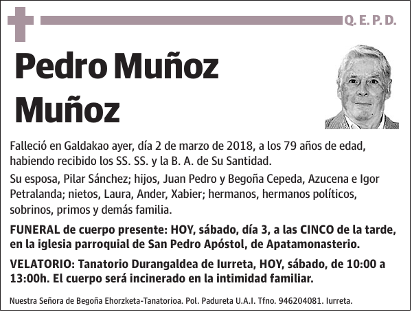 Pedro Muñoz Muñoz