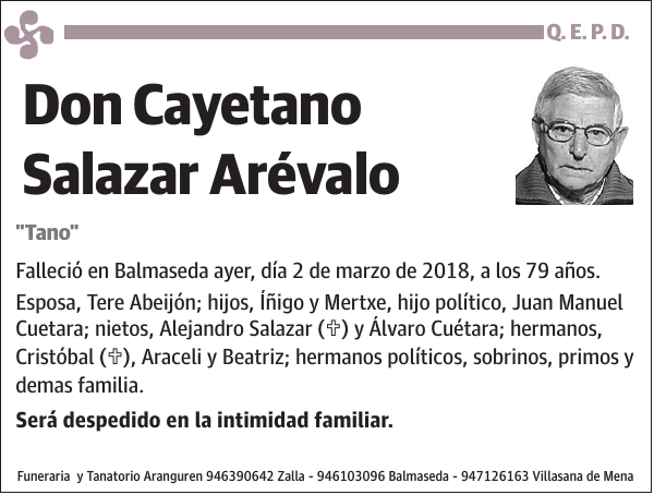 Cayetano Salazar Arévalo