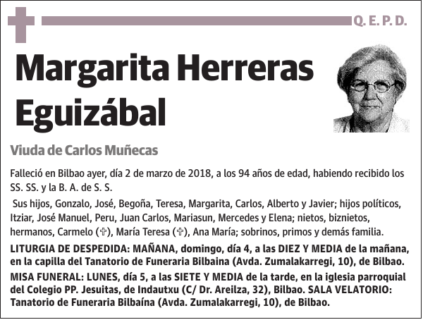 Margarita Herreras Eguizábal