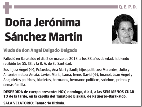 Jerónima Sánchez Martín