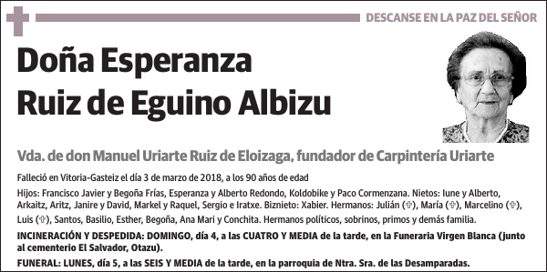 Esperanza Ruiz de Eguino Albizu