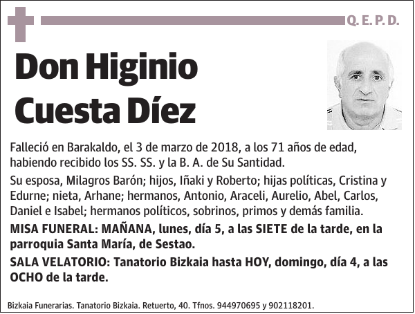 Higinio Cuesta Díez