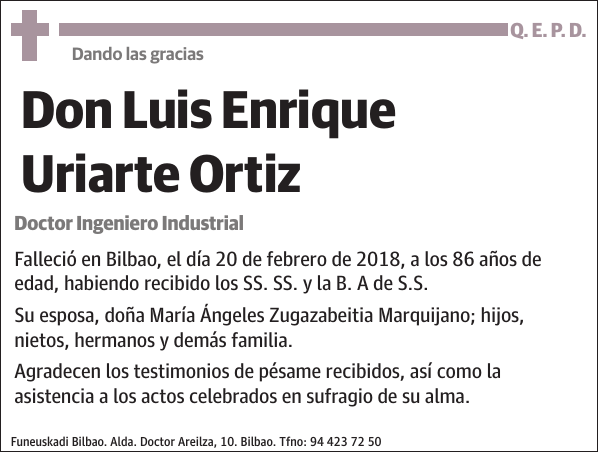 Luis Enrique Uriarte Ortiz