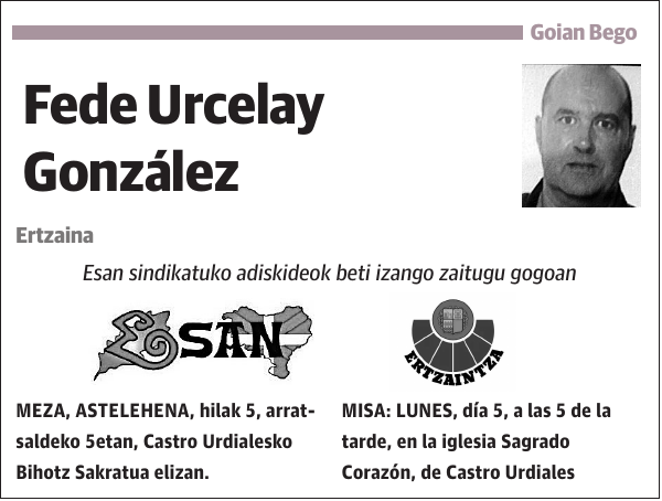 Fede Urcelay González Ertzaina