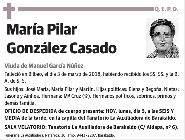 María Pilar González Casado