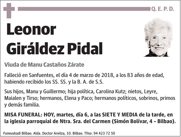 Leonor Giráldez Pidal