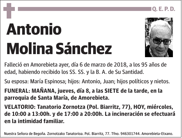 Antonio Molina Sánchez